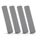 4 PCS Composite Decking Boards End Cap 5.5" ONLY Compatible with TREX Dark Gray