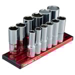 3/8 in Drive Metric Deep 6-Point Socket Set