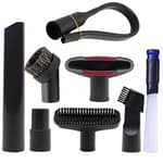1 1/4" Shop Vacuum Cleaner Attachments Brushes for Vac Accessories 1/4 inch 1 3/8 inch, Set of 8