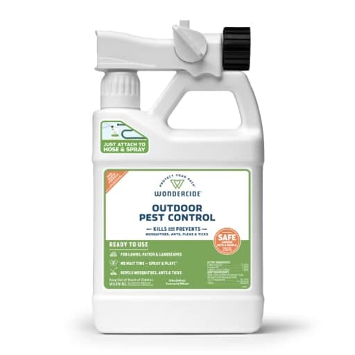 - Outdoor Pest Control Spray with Natural Essential Oils - Mosquito, Ant, Insect Repellent, Treatment, Killer - Safe Around Pets Kids 32 oz