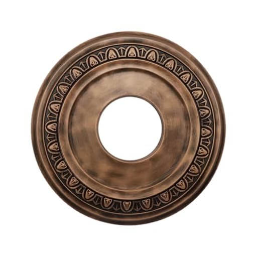 Ceiling Medallion 12"OD x 3.94"ID PU Ceiling Medallion for Light Fixtures European Style Ceiling Light Decorative Fan Medallion Lighting Ceiling Ring Covers for Chandeliers Home,Bronze
