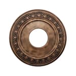Ceiling Medallion 12"OD x 3.94"ID PU Ceiling Medallion for Light Fixtures European Style Ceiling Light Decorative Fan Medallion Lighting Ceiling Ring Covers for Chandeliers Home,Bronze
