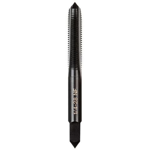 1/4"-28 NF Straight Flute Plug Tap