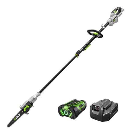 Pole Saw, Cordless Electric Pole Saw for Tree Trimming with Telescopic LED Cut Line Indicator, Includes 56V 2.5Ah Battery and Charger - PS1001