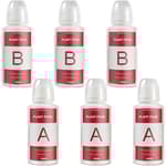 600ml Hydroponic Plant Food (6 Pack), Hydroponic Nutrients Fertilizer Supplies for Hydroponics Growing System, Compatible with AeroGarden and All Gardens, for Herbs Vegetables Flowers