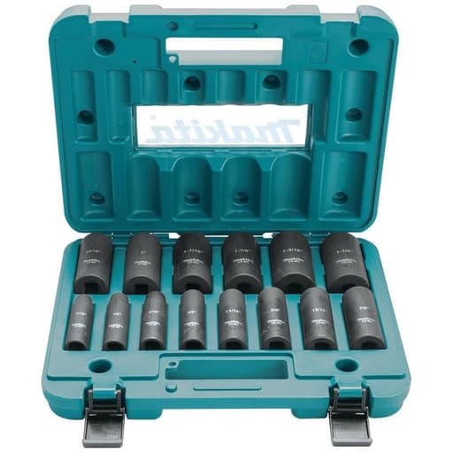 14 Pc. 1/2" Drive Deep Well Impact Socket Set