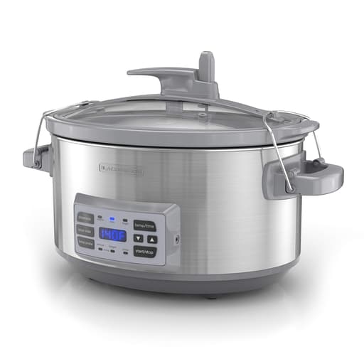 7-Quart Digital Slow Cooker with Temperature Probe and Precision Sous-Vide