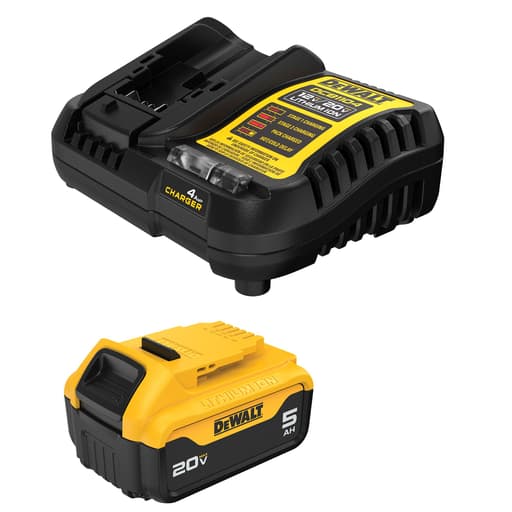 20V MAX Lithium-Ion 5.0 Ah Battery and Charger