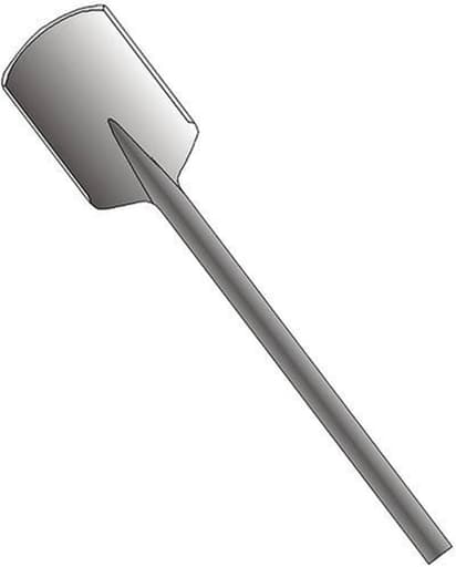 1-1/8 in Hex Clay Spade