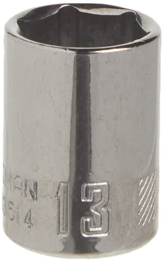 1/4-in Drive 13mm 6 Point Shallow Socket