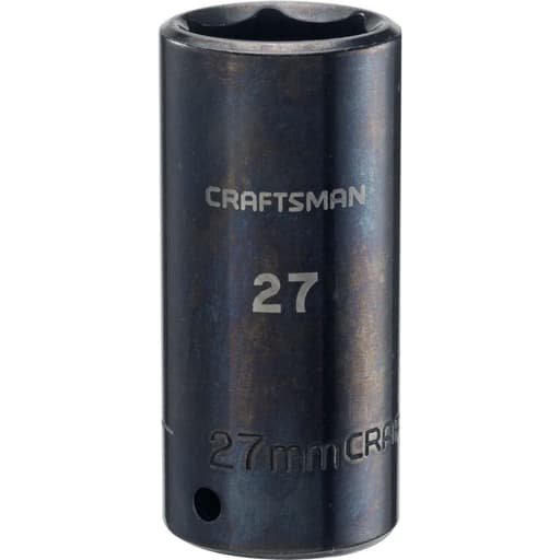 1/2-in Drive 27mm Metric Deep Impact Socket
