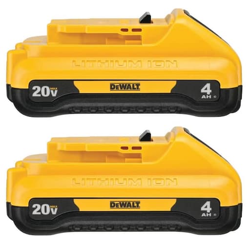 20V MAX Lithium-Ion 4.0Ah Battery (2-Pack)