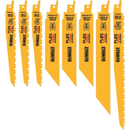 8-Piece Reciprocating Saw Blade Set