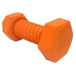Bolt Bone Squeaker Hard Rubber Chew Toy for Dogs
