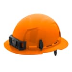 Full Brim Hard Hat with 6pt Ratcheting Suspension