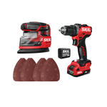 Brushless 12V Compact Drill Driver & Detail Sander Combo Kit
