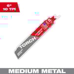 6 in 10TPI The TORCH with Carbide Teeth for Medium Metal