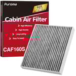 Cabin Air Filter with Activated Carbon, Compatible with CF12160, CAF1948P, Hyundai Kona 18-23, Tucson 16-21, Veloster 19-21, Venue 20-24, KIA Seltos 21-24, Soul 20-24, Sportage 17-22