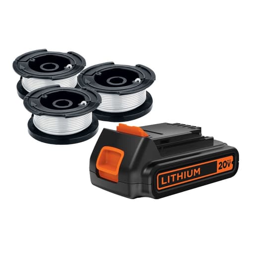 20V MAX* Battery with AFS-100 3-Pack Spool