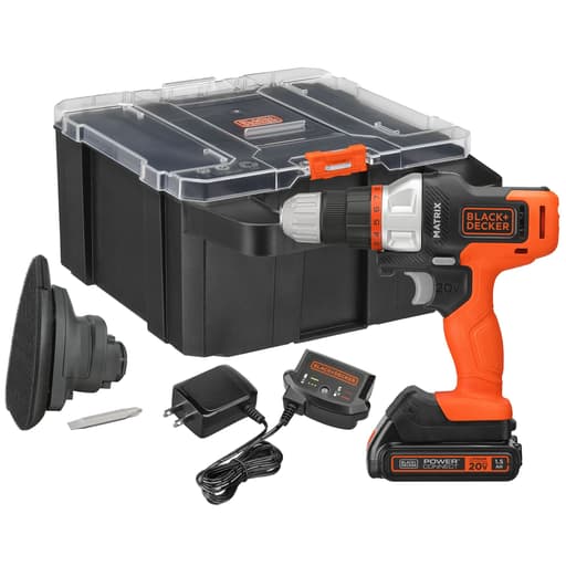 MATRIX 20V MAX Drill Kit (drill and sander attachments)