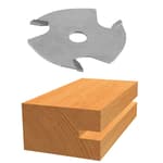 1/16" Carbide Tipped 3-Wing Slotting Cutter Bit