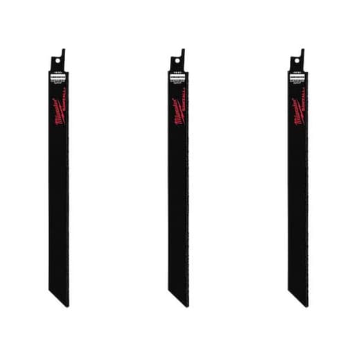 9" Carbide Grit Sawzall Blade (3 Pack)