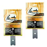 Steel Deck Spacing and Fastening Tool 2 Pack for Use with 5-1/2 Inch Deck Boards | Works for Treated Wood or Composite Decking | Deck Jig for Professional Neat Finish | Made in USA