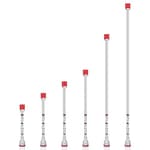 JZXSJ 6 Pieces Multi-Sizes Airless Paint Sprayer Tip Extension Pole,Airless Paint Sprayer Spray Gun Tip Extension Pole Rod,Extension Spray Wand