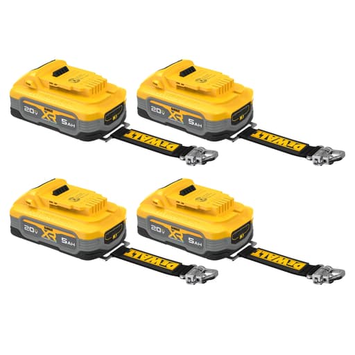 20V MAX XR POWERSTACK 5Ah Lanyard Ready Battery (4 Pack)