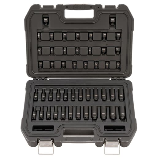 1/4 in Drive Combination Impact Socket Set (48-Piece)