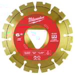 Yellow 6 in. x .100 in. Diamond Blade for Green Concrete