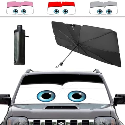 Windshield Sun Shade 2025 Car Accessories 100% Blackout Car Front Windsow Shades Umbrella Automotive Sun Visor Block Heat Insulation Protection