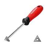 Grout Removal Tool with Replacement Carbide Tip - Professional Grout Cleaner, Caulking Remover, Scraper with Soft-Grip Handle, for Cleaning Floor Ceramic Tile Gaps, Tile Joints or Corners