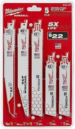 SAWZALL Demolition Blade Set