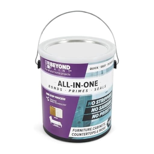 Furniture, Cabinets and More All-in-one Refinishing Paint Gallon, No Stripping, Sanding or Priming Needed, Bright White, 3.79 Litre
