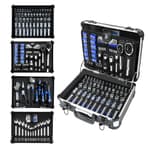 Mechanic Tool Set, 240-Pieces Universal Household Auto Repair Tool Kit with Heavy Duty Aluminium Tool Box
