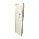 Closet Vault PLUS, White In-Wall Safe, Simplex Lock, CA DOJ Approved, 1.7 Cubic Feet, Fits Between 2 Wall Studs