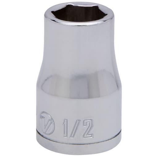 1/2 Dr 6-Point Shallow Socket