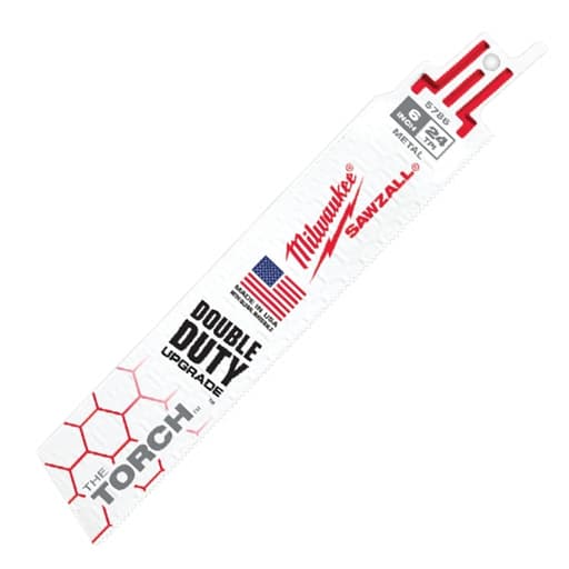 6 in. 24 TPI TORCH Sawzall Blades - 5 Pk