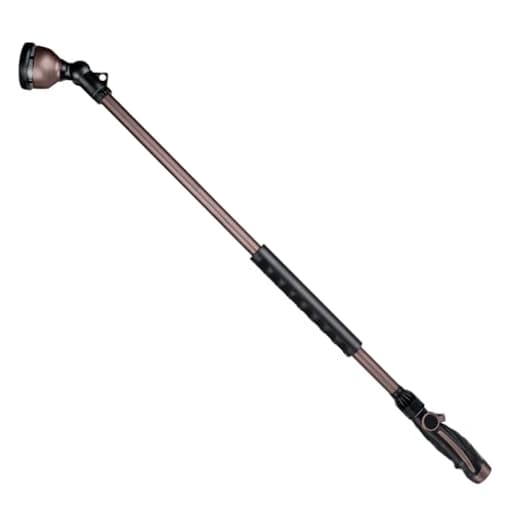 36”Long Watering Wand, 180° Swivel Head Metal Garden Hose Wand with 10 Spray Patterns, 3ft Heavy Duty Hose Nozzle Sprayer with Thumb Flow Control, Ideal to Water Hanging Baskets, Shrubs