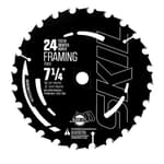 7-1/4 In. 24-Tooth Carbide Framing Blade