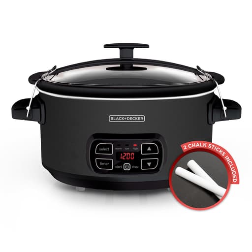 7-Quart Digital Slow Cooker with Chalkboard Surface