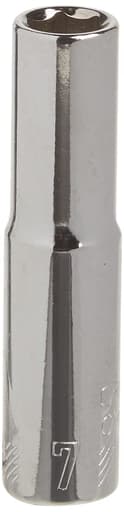 1/4-in Drive 7mm 6 Point Deep Socket