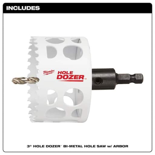 3" Hole Dozer Bi-Metal Hole Saw