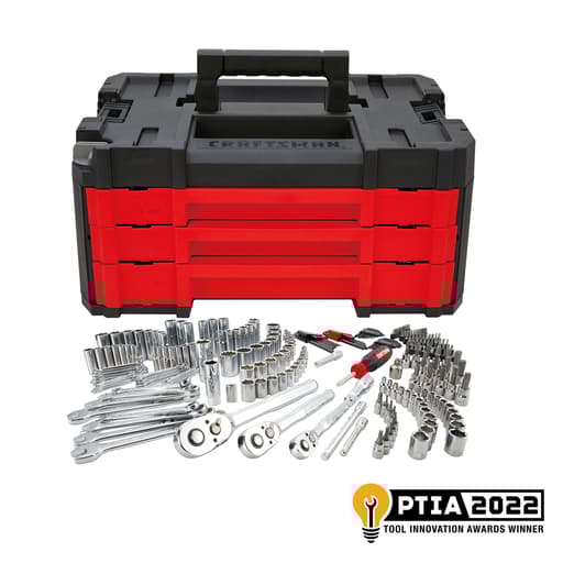 VERSASTACK 262 pc. 3-Drawer Mechanic Tool Set