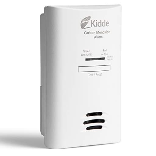 Carbon Monoxide Detector, Plug in Wall with AA Battery Backup, Test-Hush Button