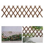 Expandable Garden Trellis, 13.4" x 60" Trellis for Climbing Plants Outdoor, Wooden Lattice Fence Wall Panel Lattice Panels for Outside, for Climbing Plants Vine Ivy Rose Cucumbers Clematis