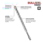 SDS-plus Bulldog Tough Rotary Hammer Bits