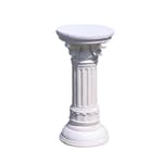 Decorative Roman Column Pedestal, MGO Cement with Fiber, Classical Garden Pillar, Indoor Outdoor Decor,Wrap Foam Safely Delivered from Local Warehouse