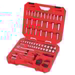 1/4 and 3/8 in. drive Metric and SAE 6 Point Mechanic's Tool Set